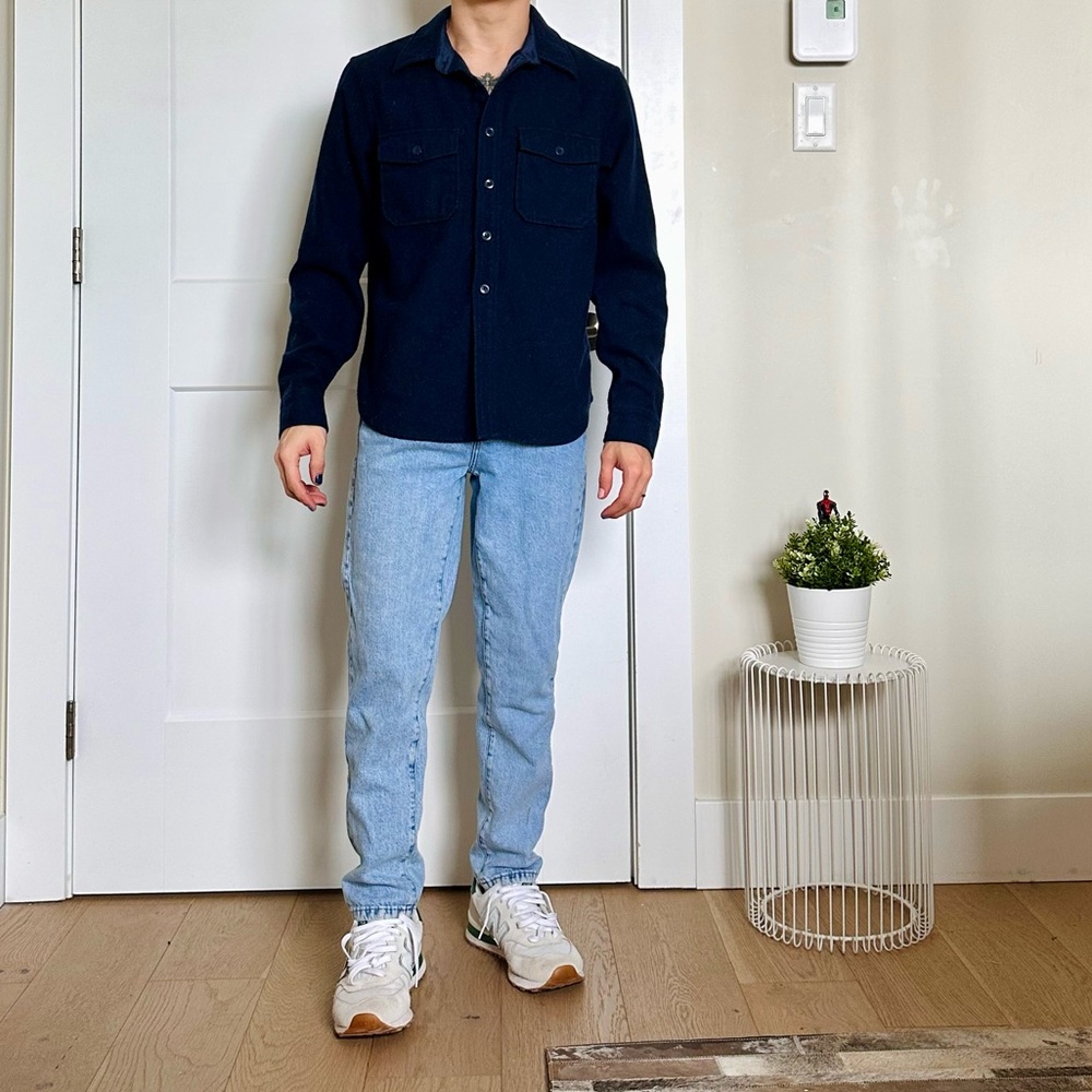 Gap Wool Button-Up Shirt Jacket